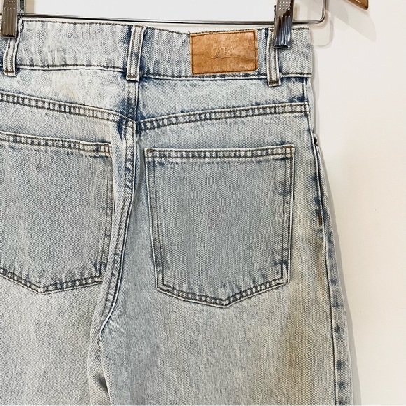 zara high waisted denim pants with flared leg - Picture 4 of 6